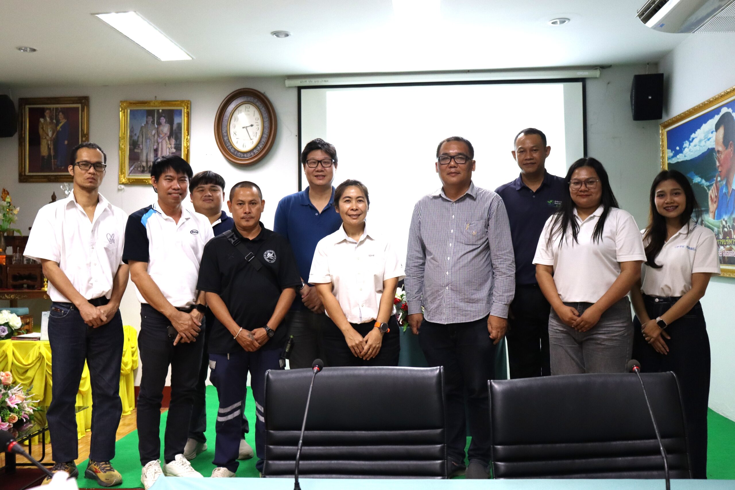 ศูนย์วิจัยพัฒนาเทคโนโลยีและนวัตกรรม ปตท.สผ. (PTIC) เข้าศึกษาและเรียนรู้ ระบบการบริหารจัดการขยะขององค์การบริหารส่วนตำบลป่ายุบใน